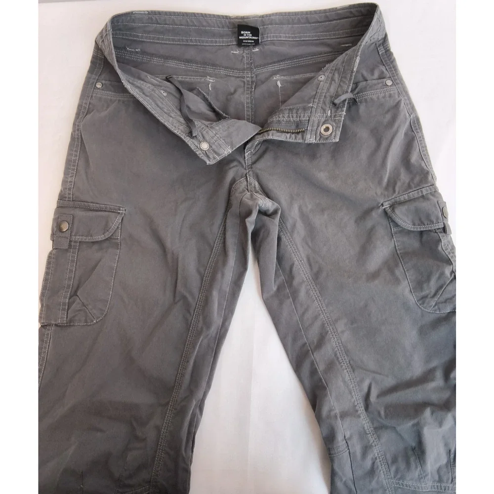 Kuhl Splash Roll-Up Pant Women's 6 Grey Relaxed Fit (31